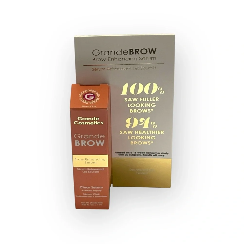 new GrandeBrow ✽ 2 Pack Brow Thickening Serum ✽ 12 Week Supply ✽ Tik Tok Trend